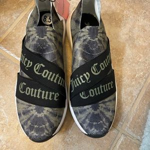 NWT Juicy Couture stretch camouflage sneakers Sz 8.5